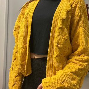✰ Moon+Madison (TJ Maxx) Open Cardigan ✰ (YELLOW)